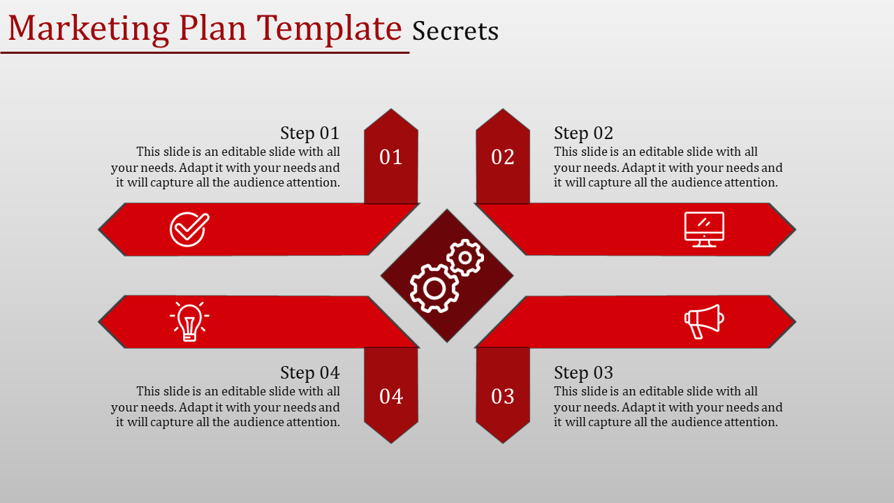 Free - Infographic Marketing Plan Template For Presentation 